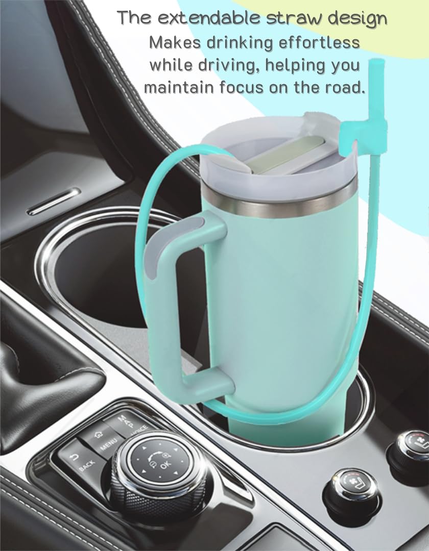 Ionibloom mobility-friendly silicone straw supports comfortable use on the go