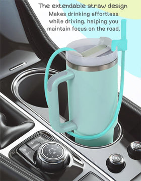 Ionibloom mobility-friendly silicone straw supports comfortable use on the go