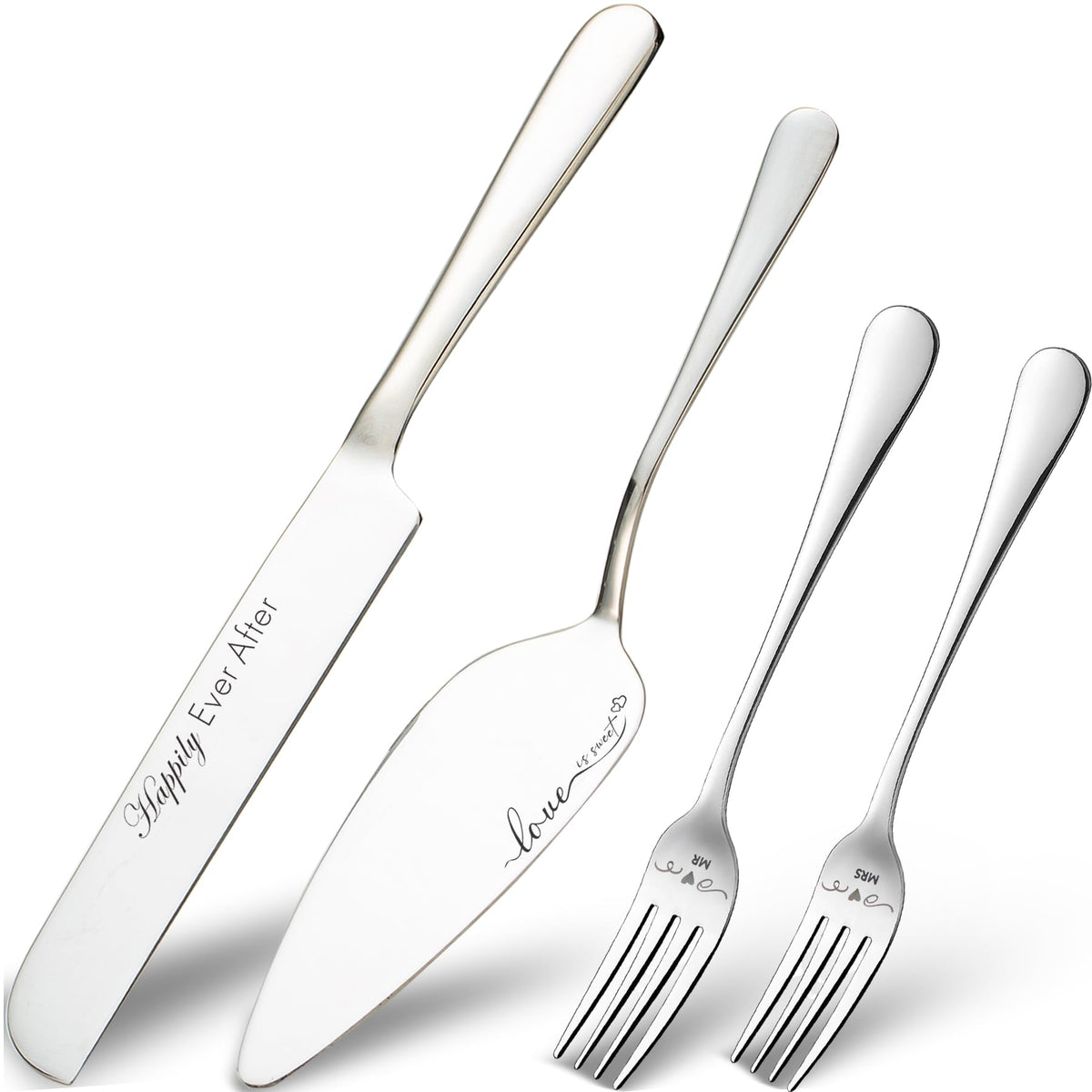 iooiluxry wedding cake knife silver for precise, clean cuts