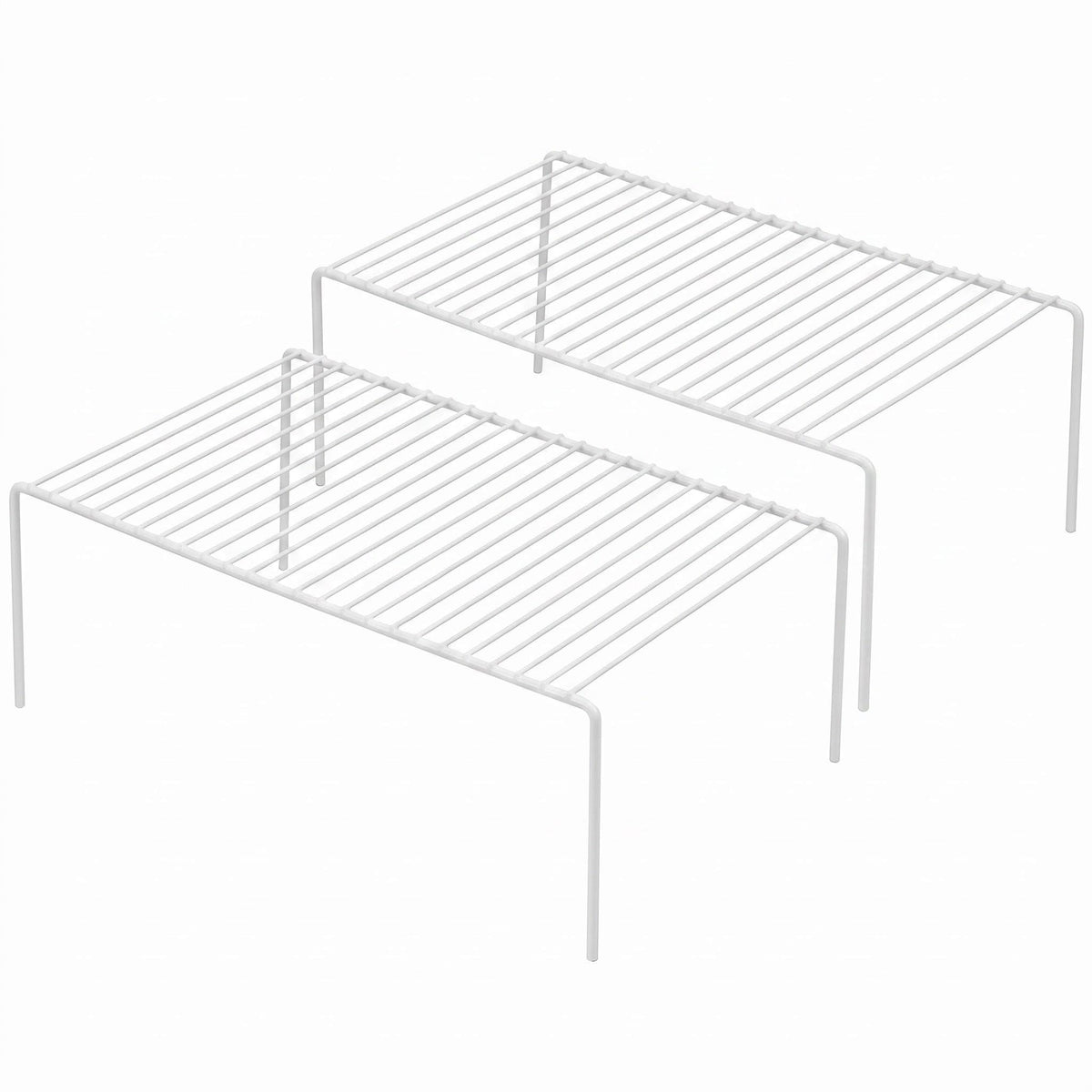 iPEGTOP large wire shelf for kitchen cabinets provides extra pantry space.