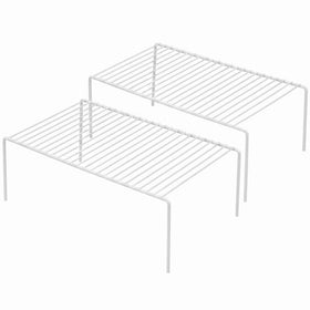 iPEGTOP large wire shelf for kitchen cabinets provides extra pantry space.