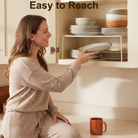 iPEGTOP large-bowls-pots-on-shelves supports bulky cookware with stability