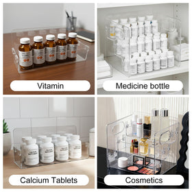 IPENP bathroom countertop organizer holds lotions and perfumes neatly