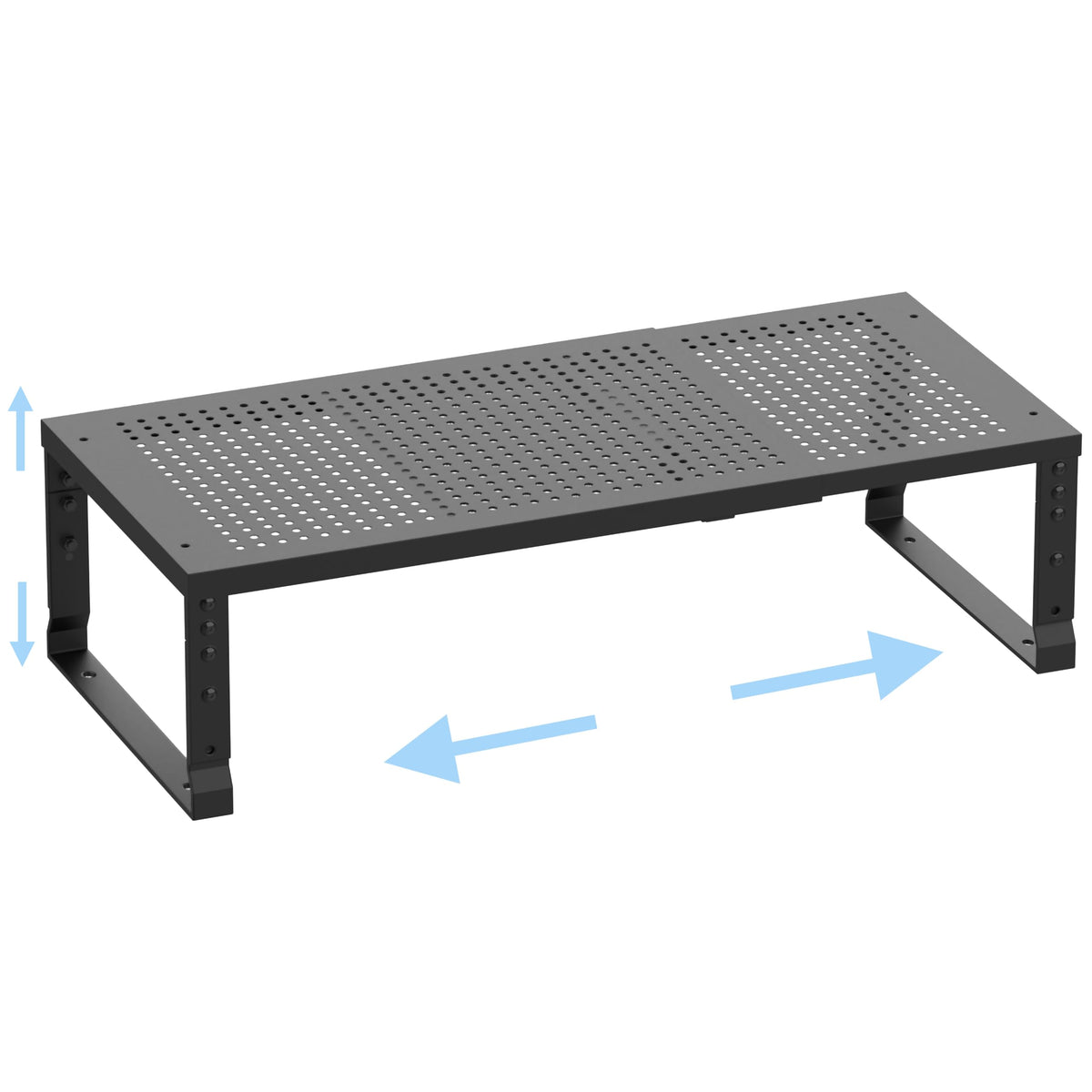 Ipotive expandable stackable shelf extended length for flexible kitchen storage.