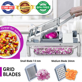 IPOVIPO eight-blades-assembly enables versatile slicing and shredding options