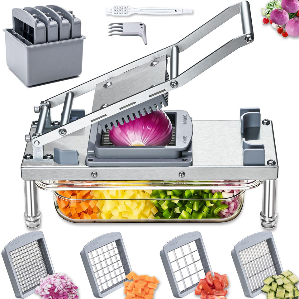 IPOVIPO stainless steel construction shows durability for daily chopping tasks.