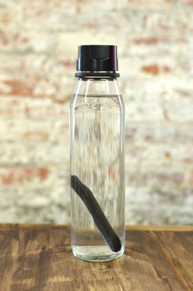 Close-up of IPPINKA Binchotan charcoal stick highlighting natural texture