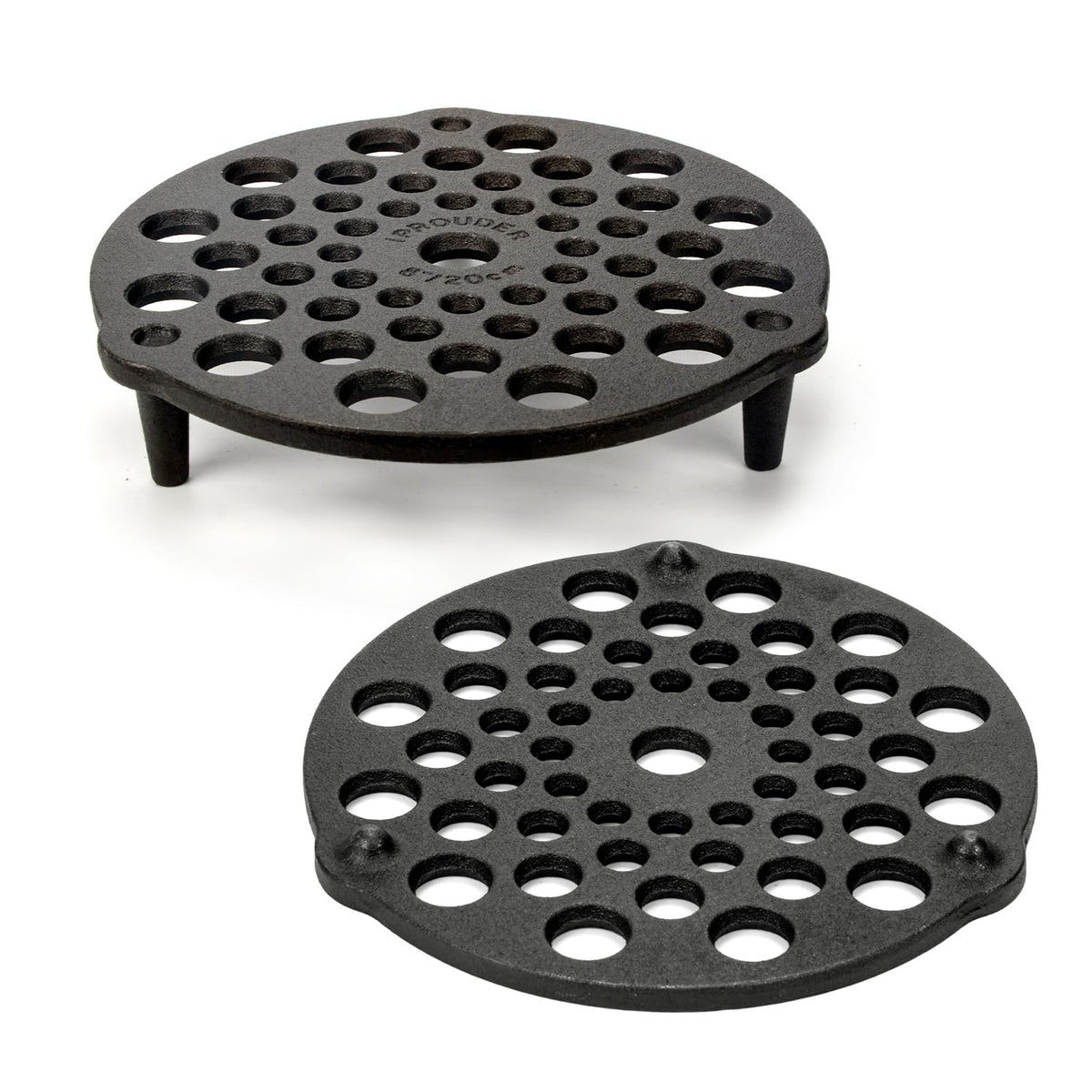IPROUDER cast-iron-trivet-8-inch elevates food for even cooking in Dutch ovens