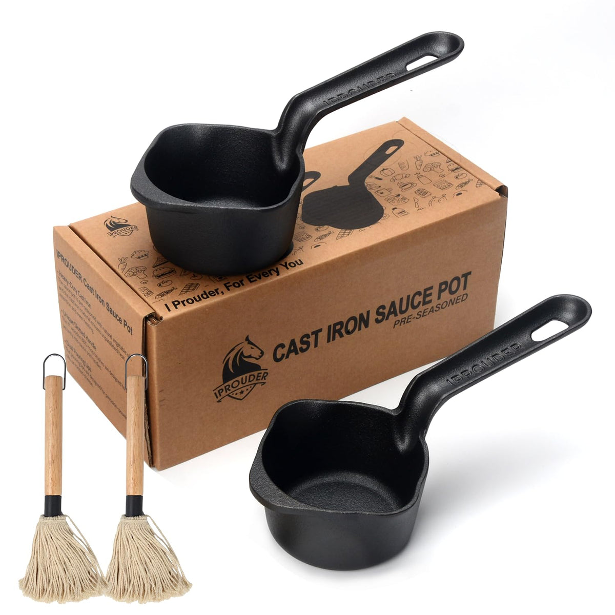 IPROUDER camping cookware supports melting butter on outdoor adventures