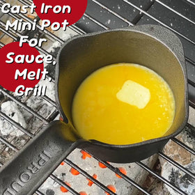IPROUDER pre-seasoned cast iron pots ready for versatile cooking and long-lasting heat