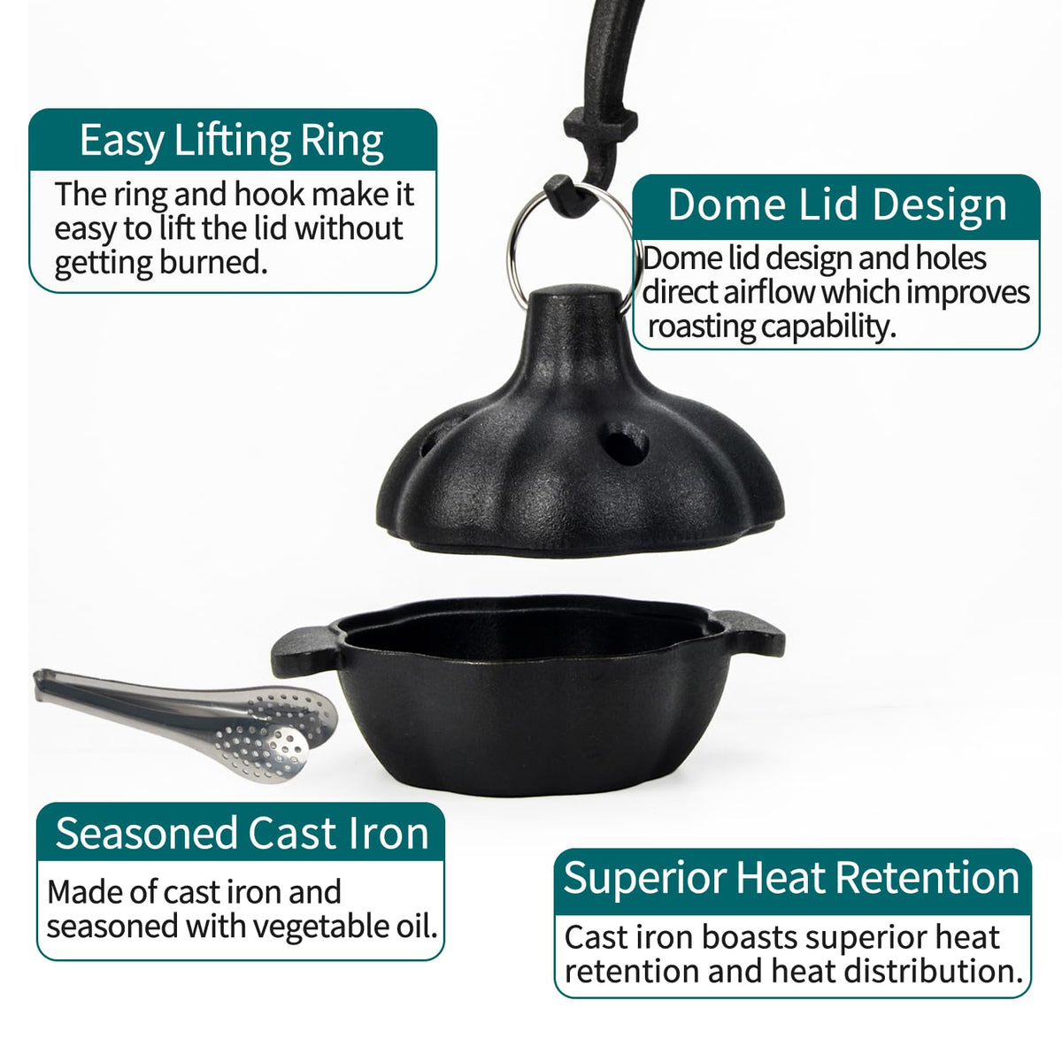 IPROUDER two-in-one handle design enables easy lifting.