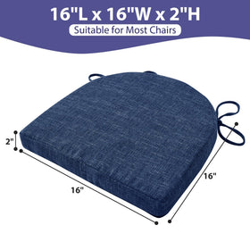 IPYNBAP 16x16x2 chair pads offering versatile indoor seating for dining, kitchen, or office.