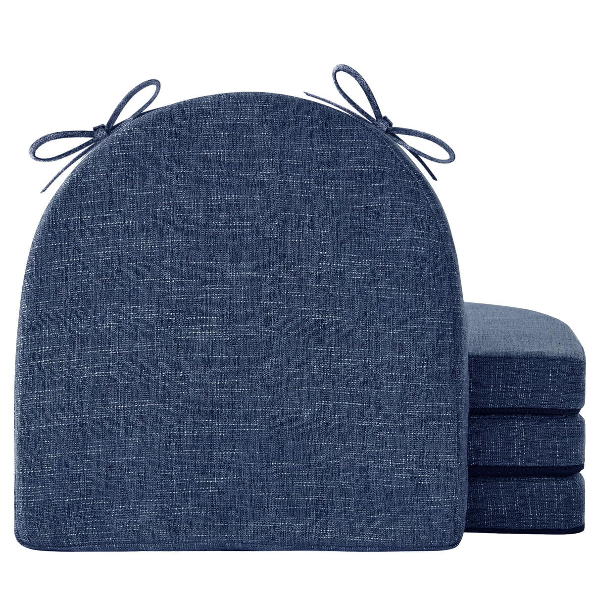 IPYNBAP navy chair cushions with removable cover for easy cleaning and refreshed look.