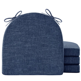 IPYNBAP navy chair cushions with removable cover for easy cleaning and refreshed look.