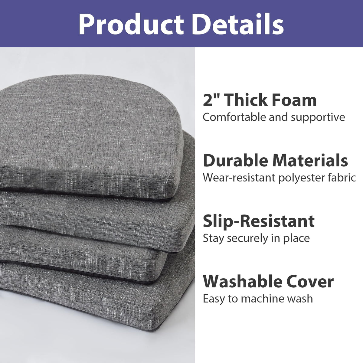 IPYNBAP foam 30D close-up shows high-resilience foam for long-lasting support.
