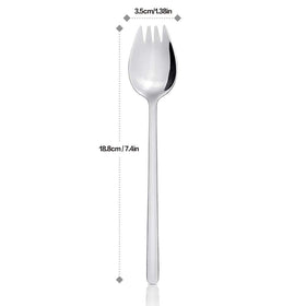 IQCWOOD 4-piece spork set ideal for picnics and camping.