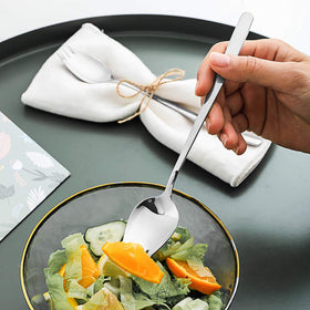 IQCWOOD sporks complement casual to formal tableware styles.