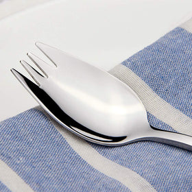IQCWOOD sporks feature balanced weight for comfortable meals.