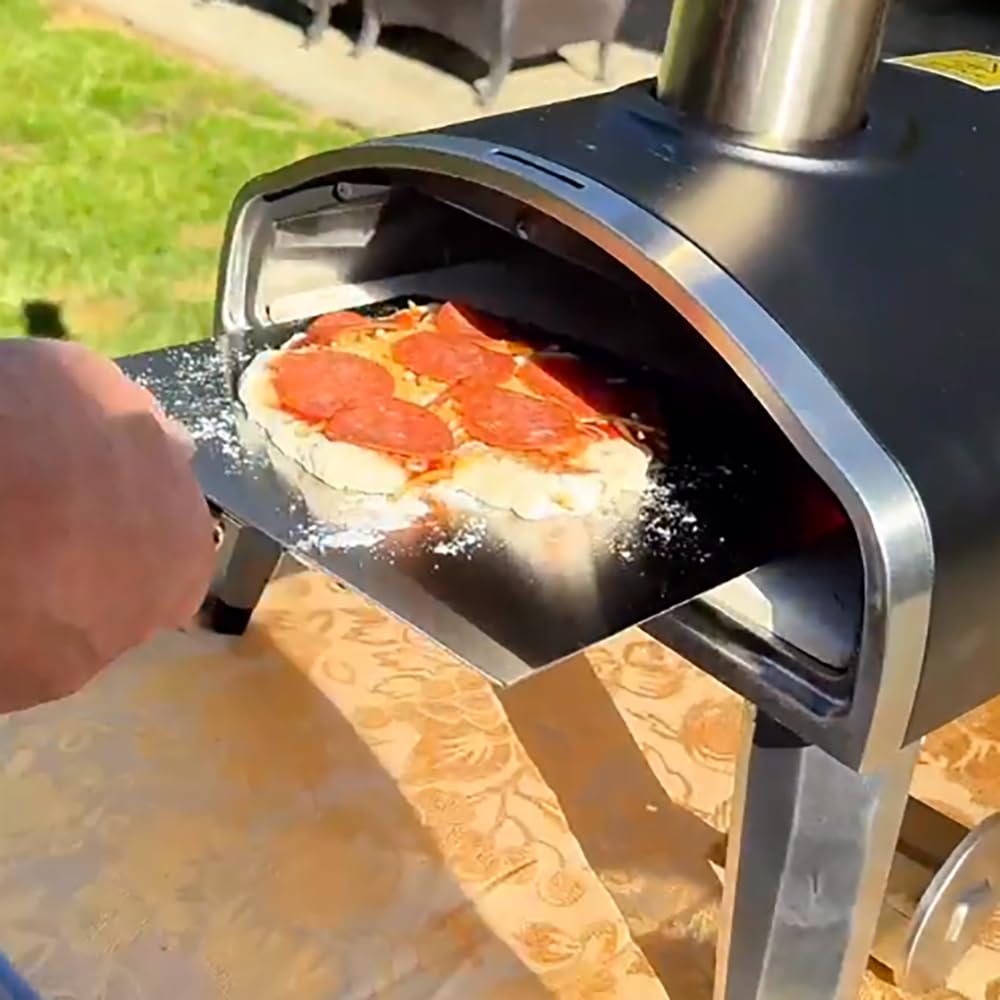 IQHLXN stainless steel pizza peel for durable performance.