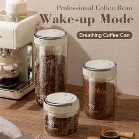 IRCtek coffee container with a one-way valve to help freshness and aroma.