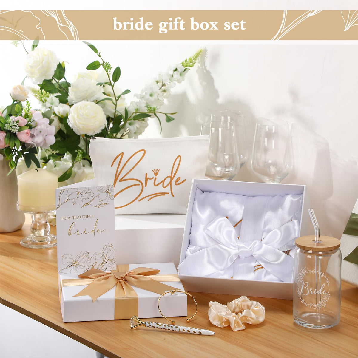Irenare bracelet adds subtle sparkle to bridal outfits.