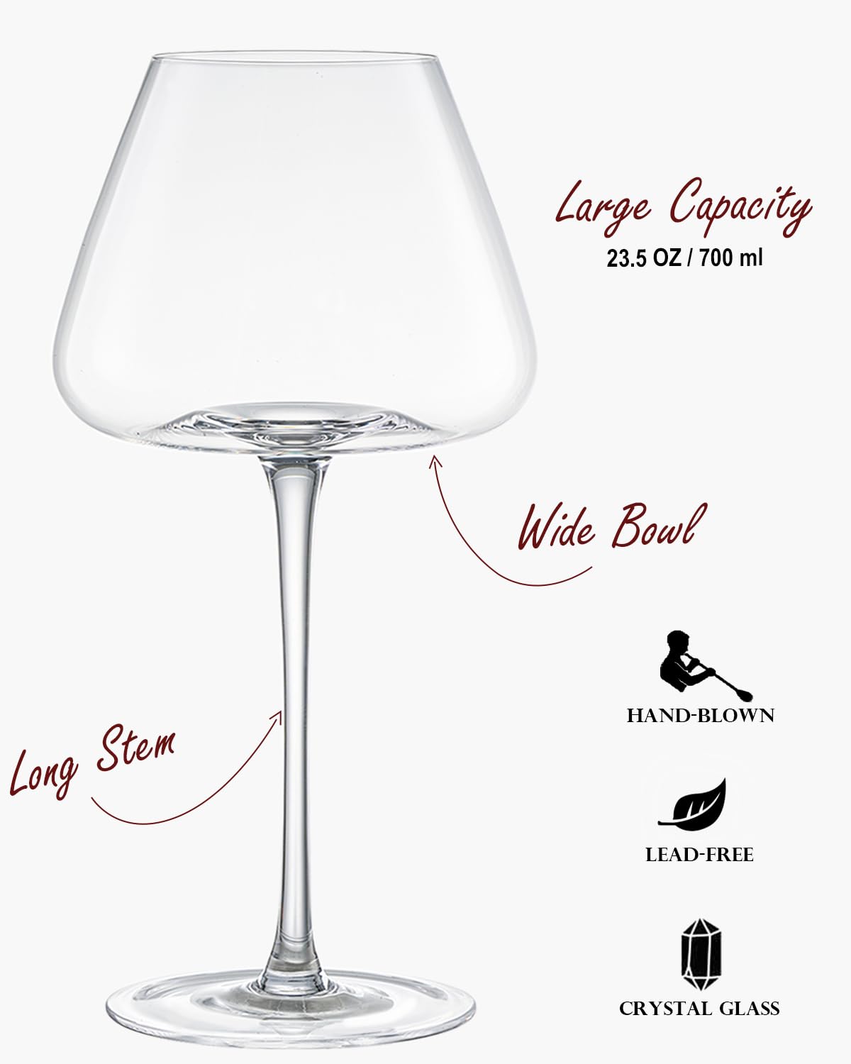iridisenti hand-wash-only crystal glass care tip to preserve clarity
