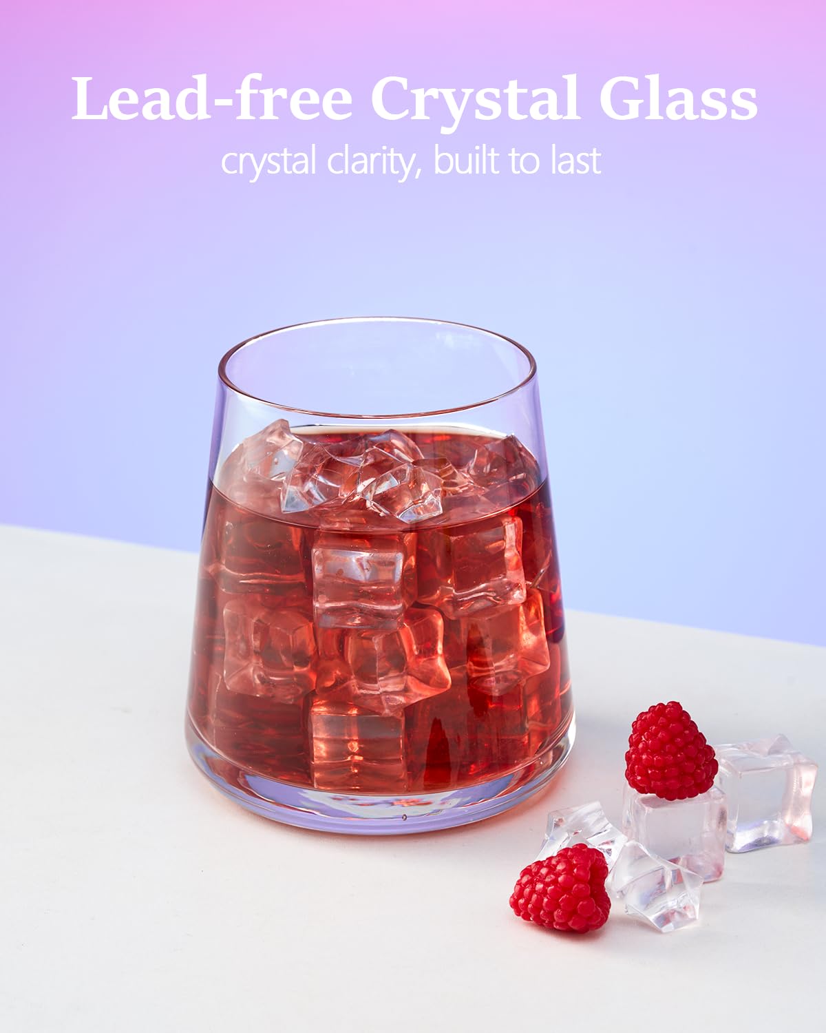 iridisenti versatile drinking glass suitable for water, juice, or wine