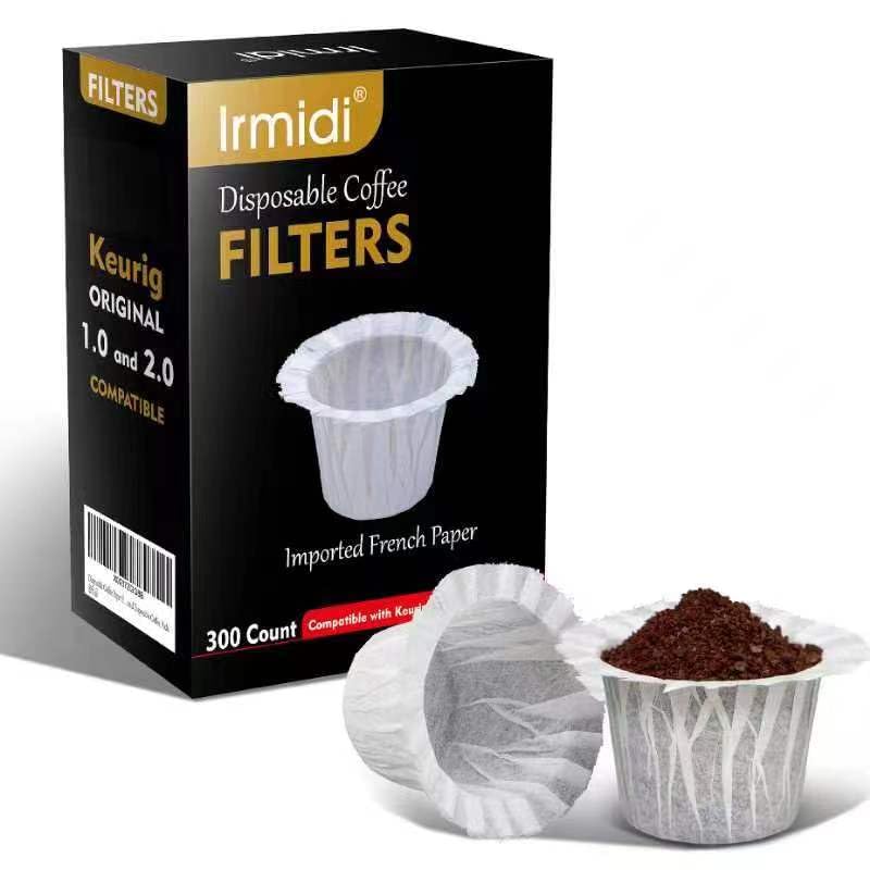 Irmidi disposable coffee filter pack close-up for smooth brew with less sediment