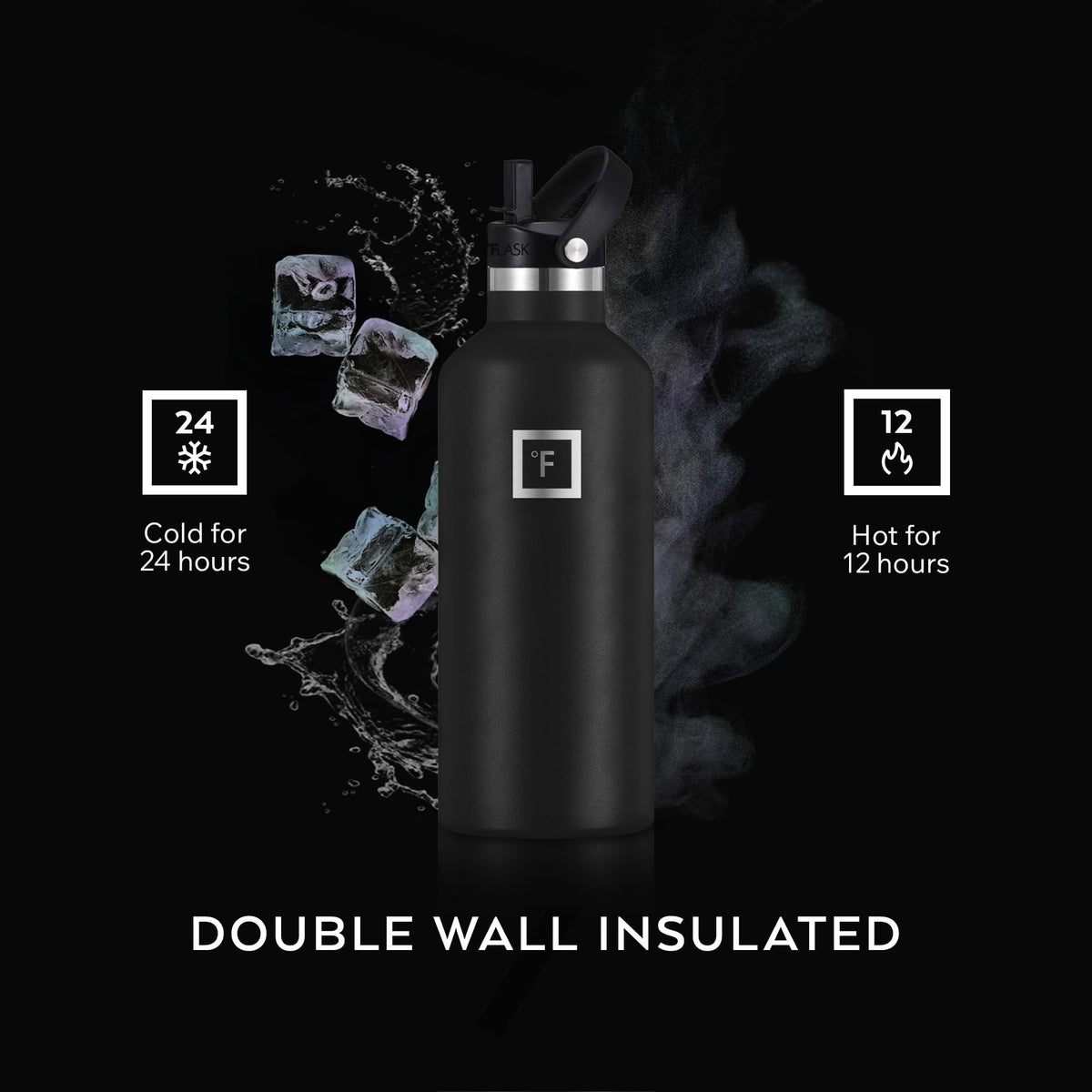 IRON °FLASK Bubble Gum 18/8 stainless steel is BPA-free and rust-resistant.