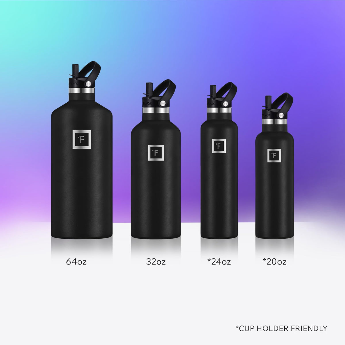 IRON °FLASK Bubble Gum laser-engraved logo signals premium quality.