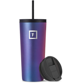 IRON °FLASK Classic Tumbler Aurora 24oz front view for all-day hydration
