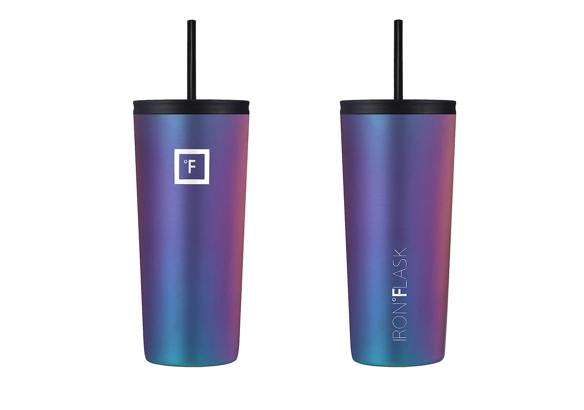 IRON °FLASK Classic Tumbler Aurora 24oz fits car cup holders for on-the-go