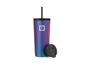 IRON °FLASK Classic Tumbler Aurora 24oz rubber bottom coaster for slip resistance