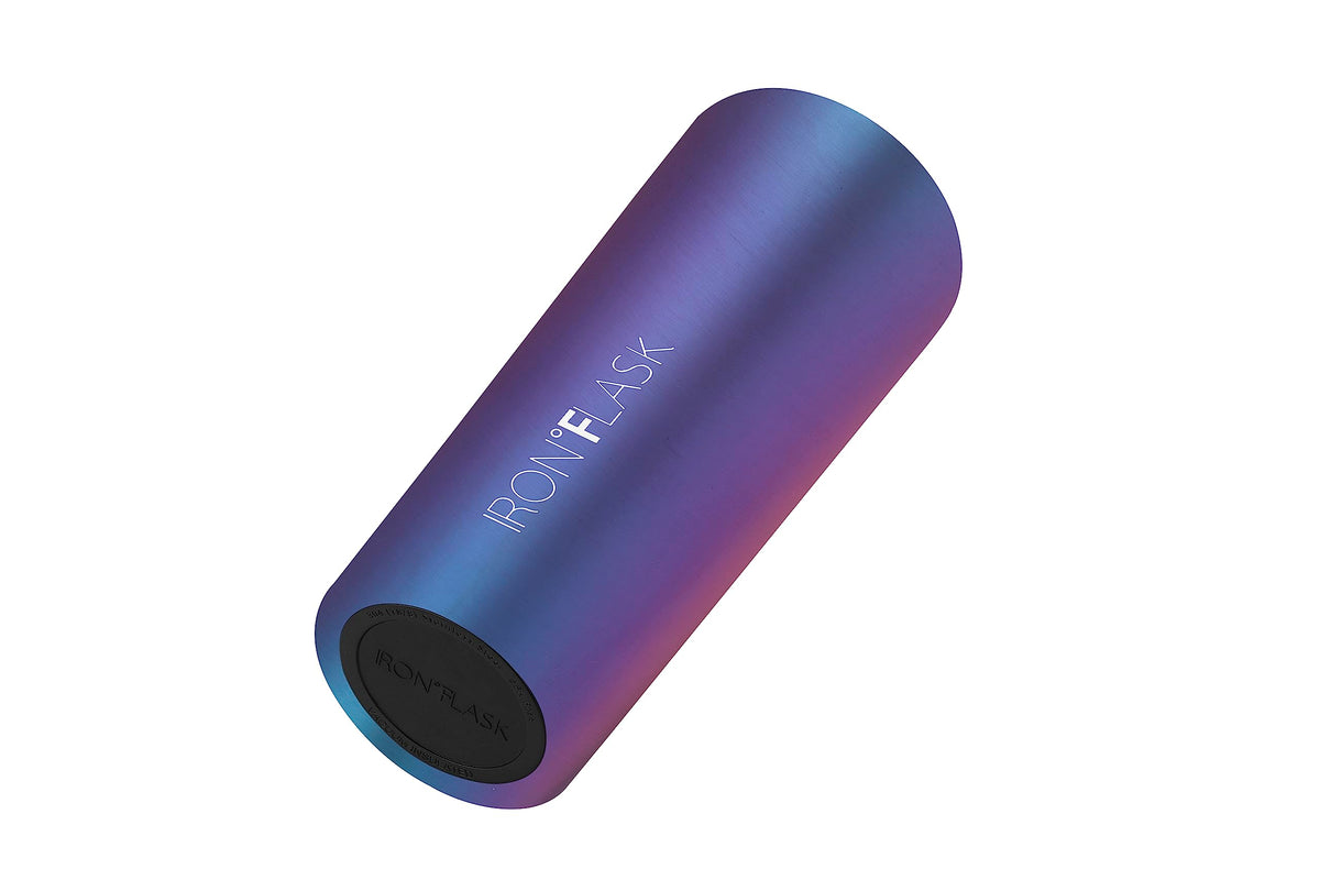 IRON °FLASK Classic Tumbler Aurora 24oz two lids provide versatile sipping options