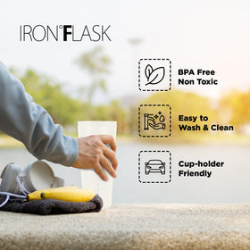 IRON °FLASK Classic Tumbler cashmere cream BPA-free body