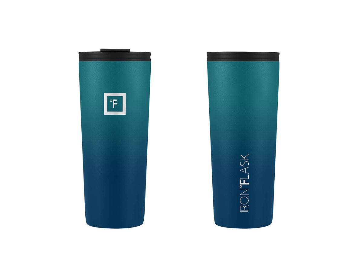 IRON °FLASK Classic tumbler with double-wall insulation keeps drinks cold or hot.