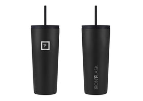 IRON °FLASK Classic tumbler splash-proof straw lid enables easy sipping on the move