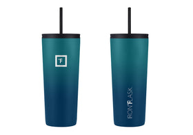 IRON °FLASK Classic tumbler with two lid options for flexible sipping on the go.