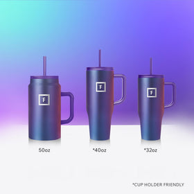 IRON °FLASK Copilot includes two lids for hot or cold beverage versatility.