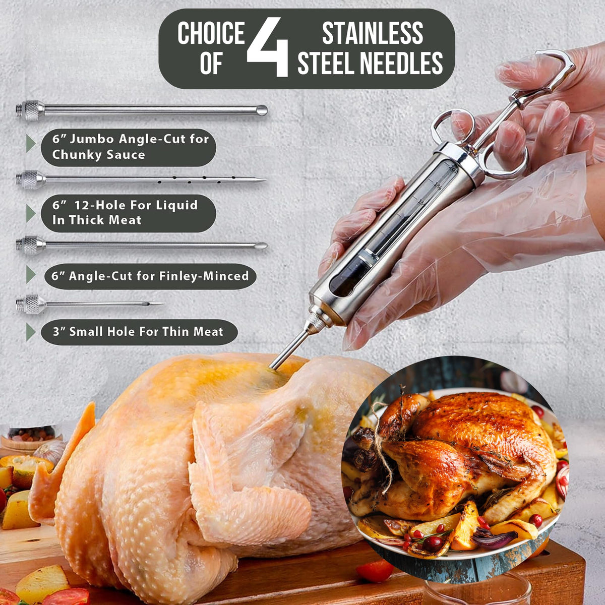 Iron Grillers cleaning brushes and gaskets promote long-term durability and hygiene.