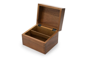 Care tip: apply oil to preserve color and prolong finish on the box