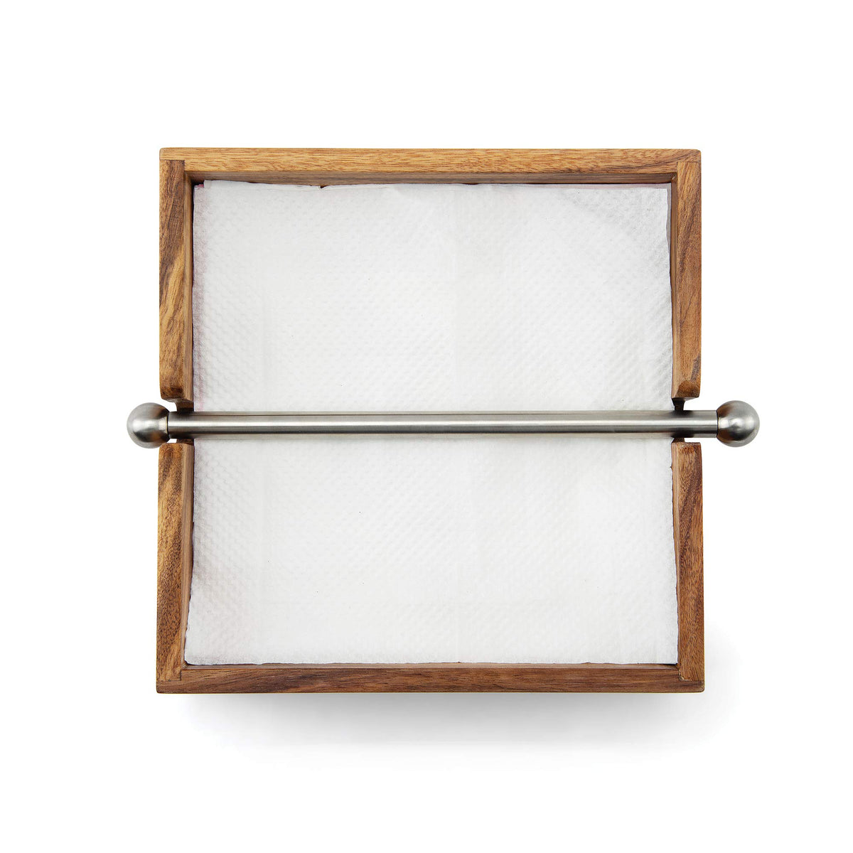 Ironwood Gourmet napkin holder adds a stylish table accessory to any setting.