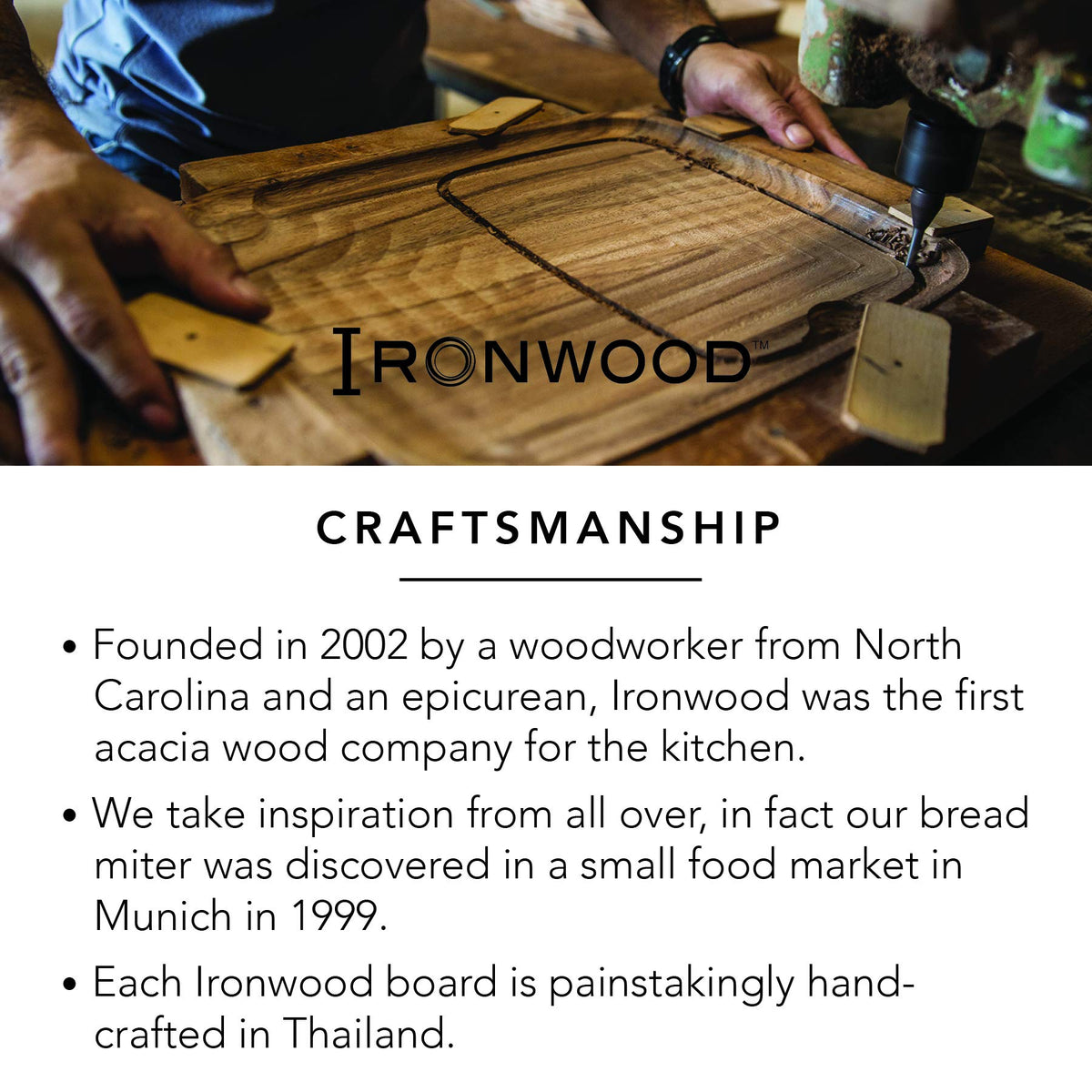 Care tips for Ironwood Gourmet Oslo end grain board to maintain rich wood tones