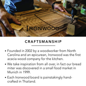 Care tips for Ironwood Gourmet Oslo end grain board to maintain rich wood tones