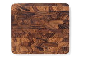 Ironwood Gourmet Oslo end grain board, close-up grain detail shows natural color variation