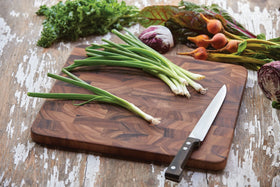 Ironwood Gourmet Oslo end grain board, durable construction highlights longevity and knife-friendly surface