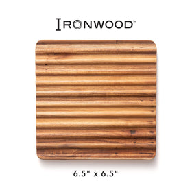 Ironwood Gourmet Sedona Trivet protects surfaces when placing hot pots
