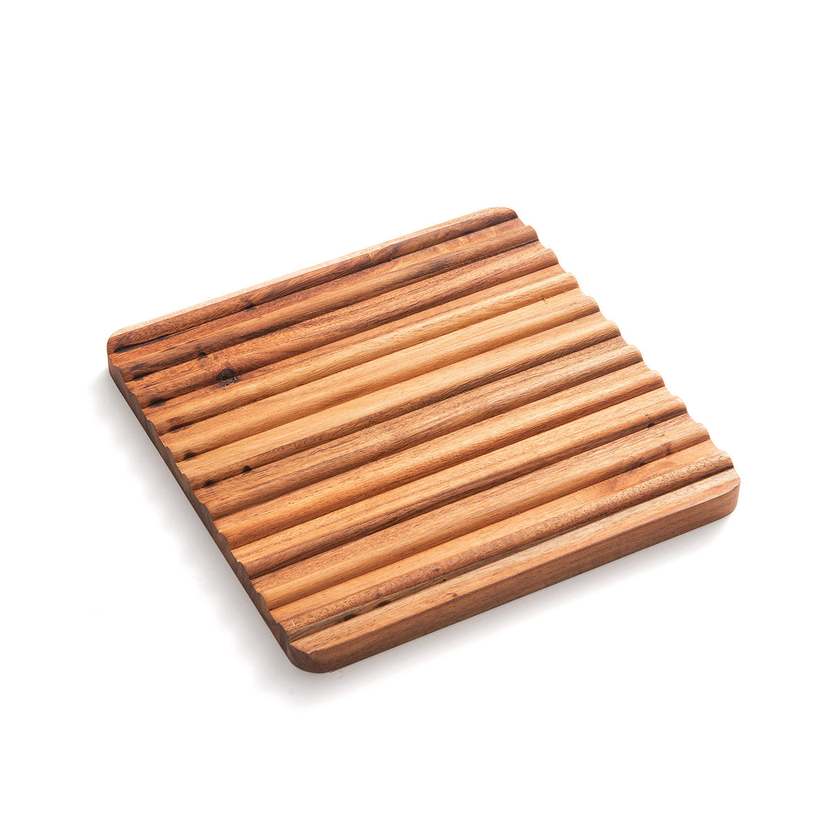 Ironwood Gourmet Sedona Trivet with grooved surface for cooling hot dishes