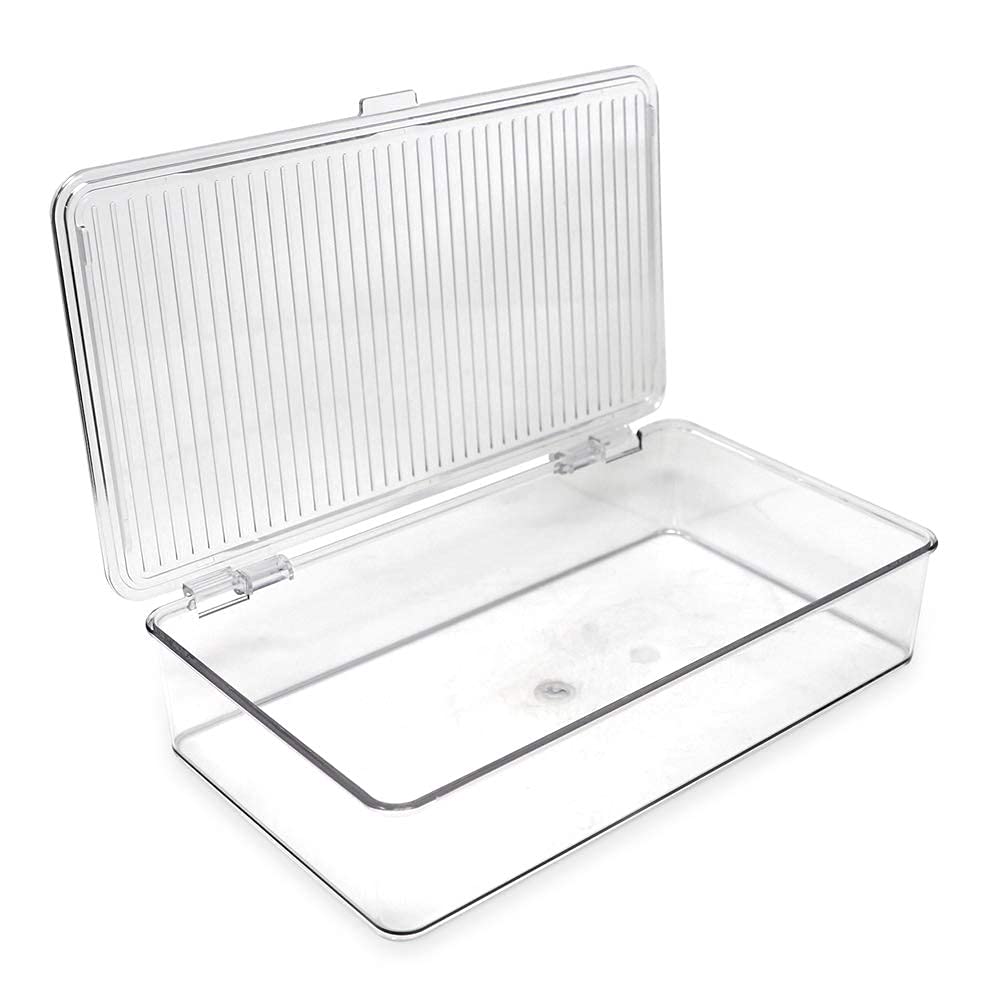 Isaac Jacobs multi-use storage bin suitable for kitchen, bathroom, and office.