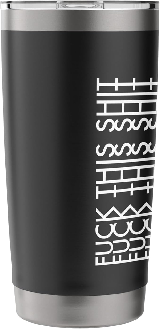 Ishenkea coffee tumbler, 20 oz capacity, sturdy metal for daily use.